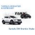 brembo brake system for santa fe dm ix45 2012-17